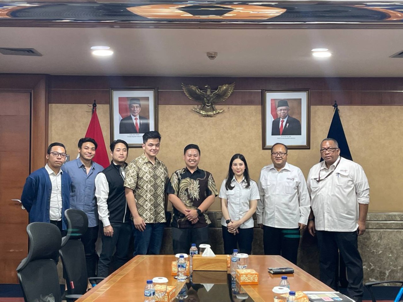 Meeting with Indonesian government officials