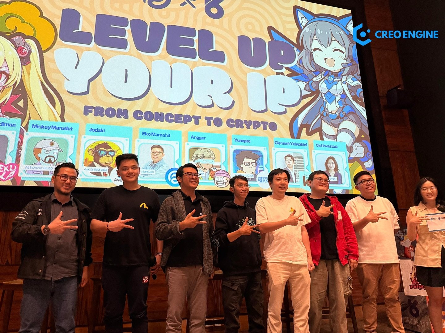Darrel Wijaya shared Creo Engine's IP approach at Level Up Your IP